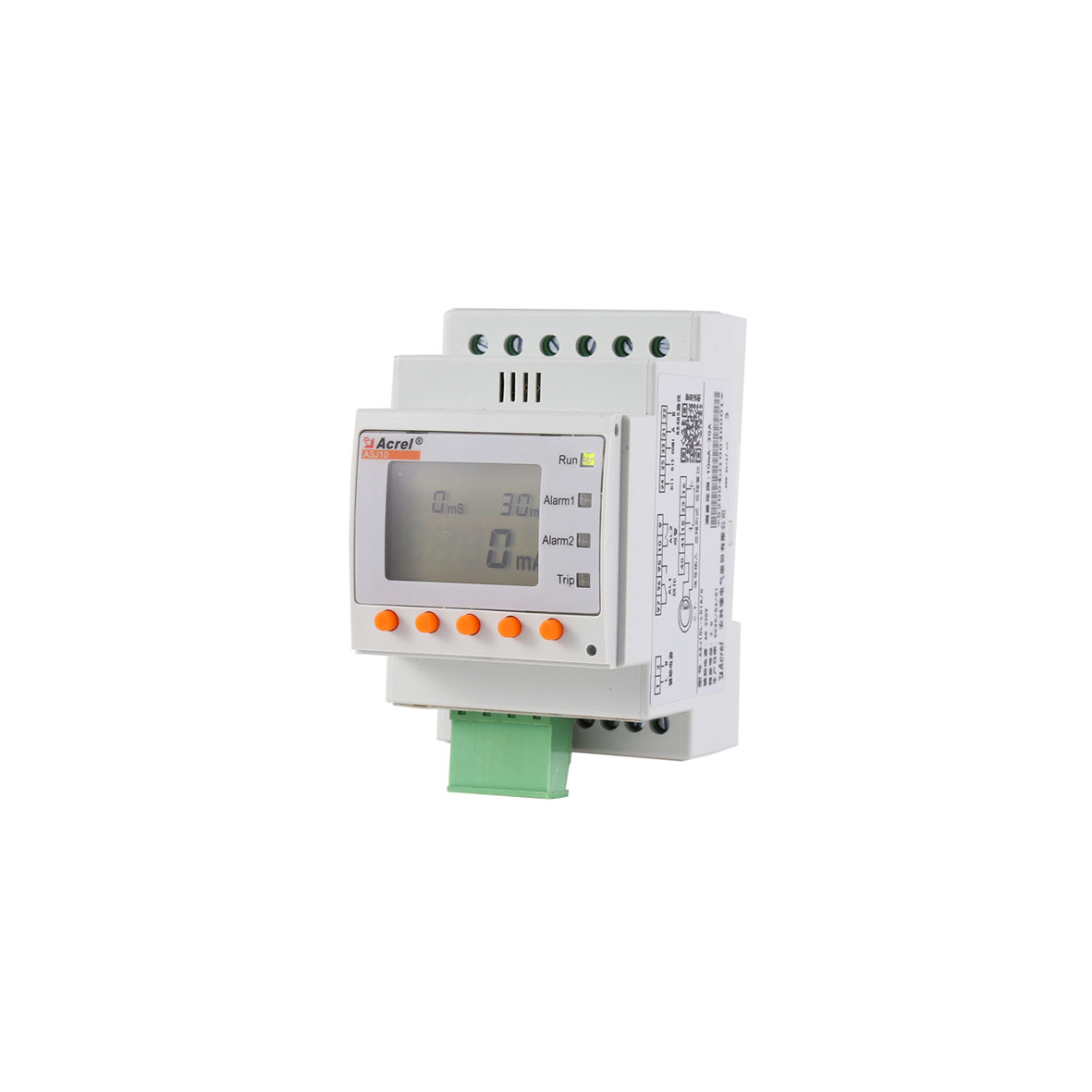 Relay Lcd ASJ10L-LD1A Earth Leakage Relay LCD Display - ACREL